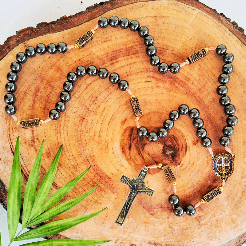 Terço em Hematita [COMPRE 1 LEVE 2]
