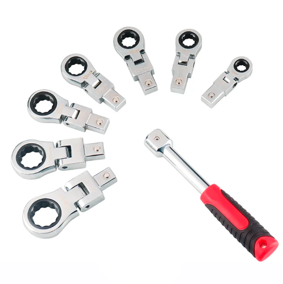 Kit 20 Peças Chave Catraca Flex Grip [RESOLVE TUDO]