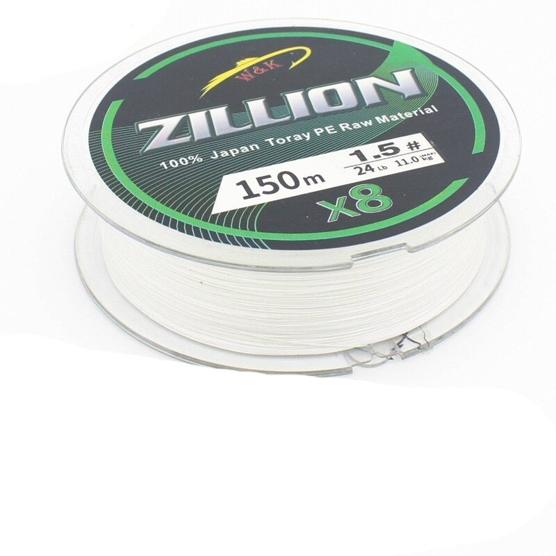Linha de Pesca Japonesa Zillion Multifilamento X8 Fios Trançados 150m