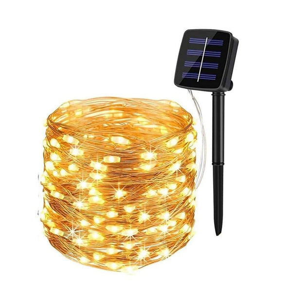 Pisca-Pisca de Natal Solar 8 Modos de Iluminação