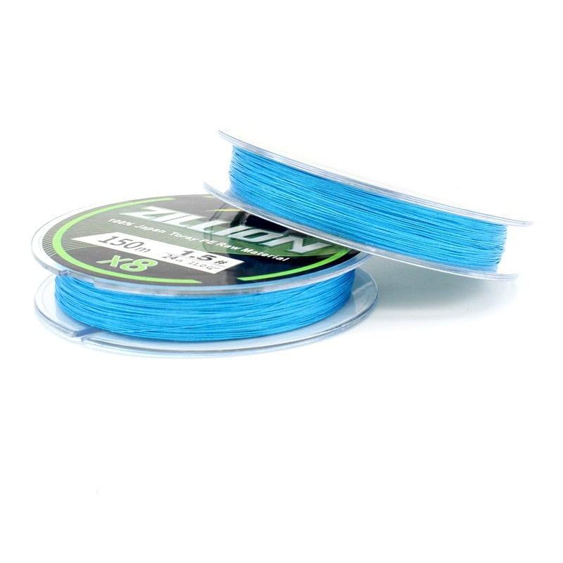 Linha de Pesca Japonesa Zillion Multifilamento X8 Fios Trançados 150m
