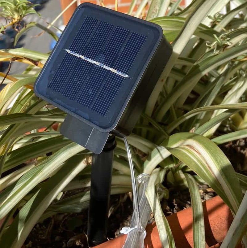 Pisca-Pisca de Natal Solar 8 Modos de Iluminação