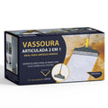 Vassoura Articulada 2 em 1 para Limpeza Completa da Casa