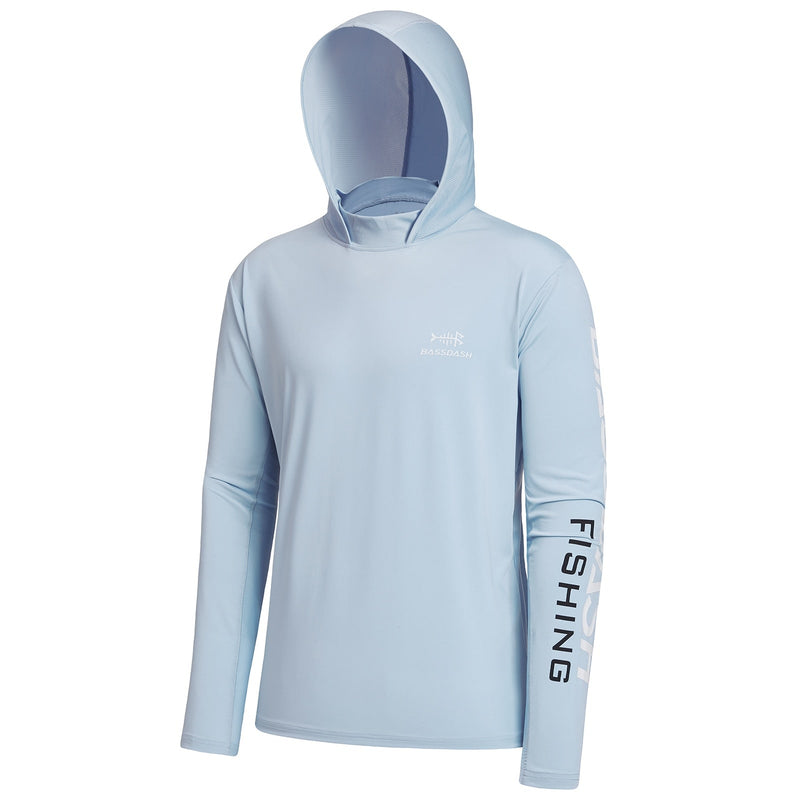Camisa de Pesca Bassdash Básica UV50+ com Capuz