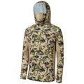 Camisa de Pesca Bassdash Camo UV50+ com Capuz e Máscara