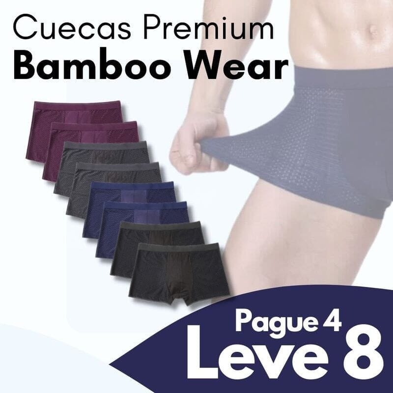 Kit Cuecas Premium Respiráveis [Pague 4, Leve 8]