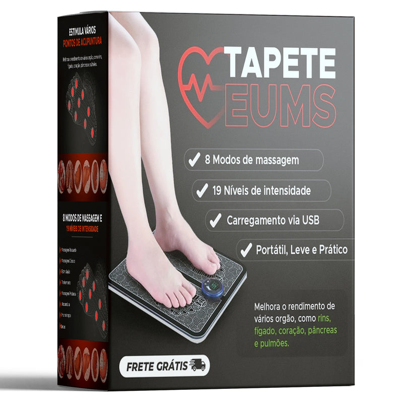 Tapete Massageador com Tecnologia EUMS