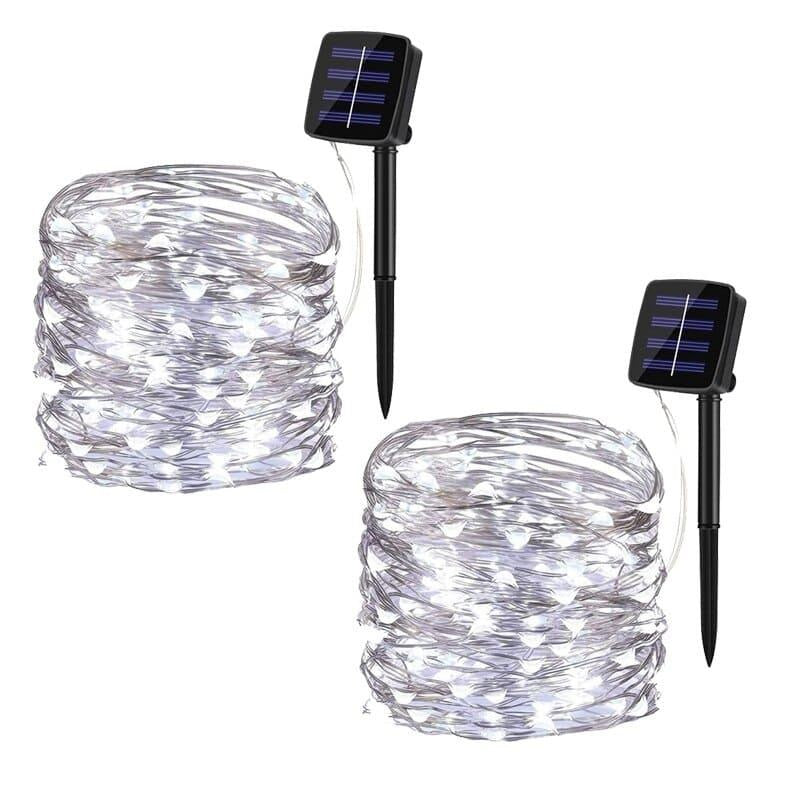 Pisca-Pisca de Natal Solar 8 Modos de Iluminação