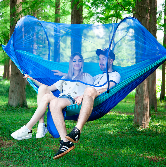 Rede Para Acampamento Portátil MaxComfort [COM MOSQUITEIRO]
