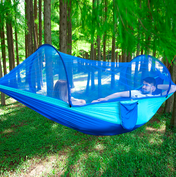 Rede Para Acampamento Portátil MaxComfort [COM MOSQUITEIRO]