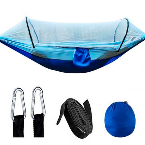 Rede Para Acampamento Portátil MaxComfort [COM MOSQUITEIRO]