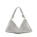 Bolsa Strass Charm Meia Lua Cristal