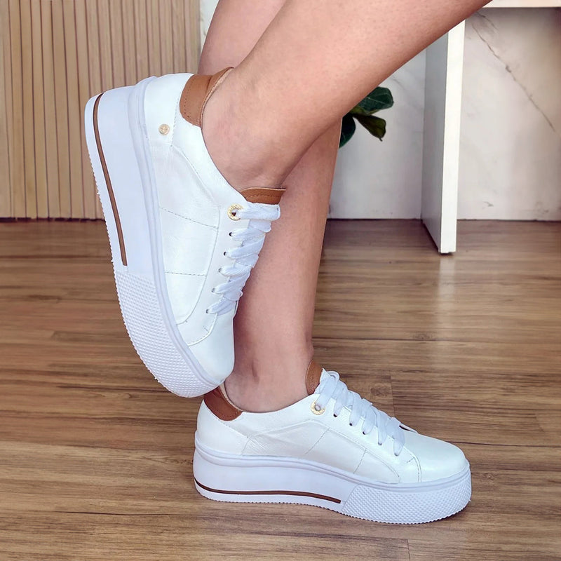 Tênis Easy Comfort Golden em Couro Legítimo