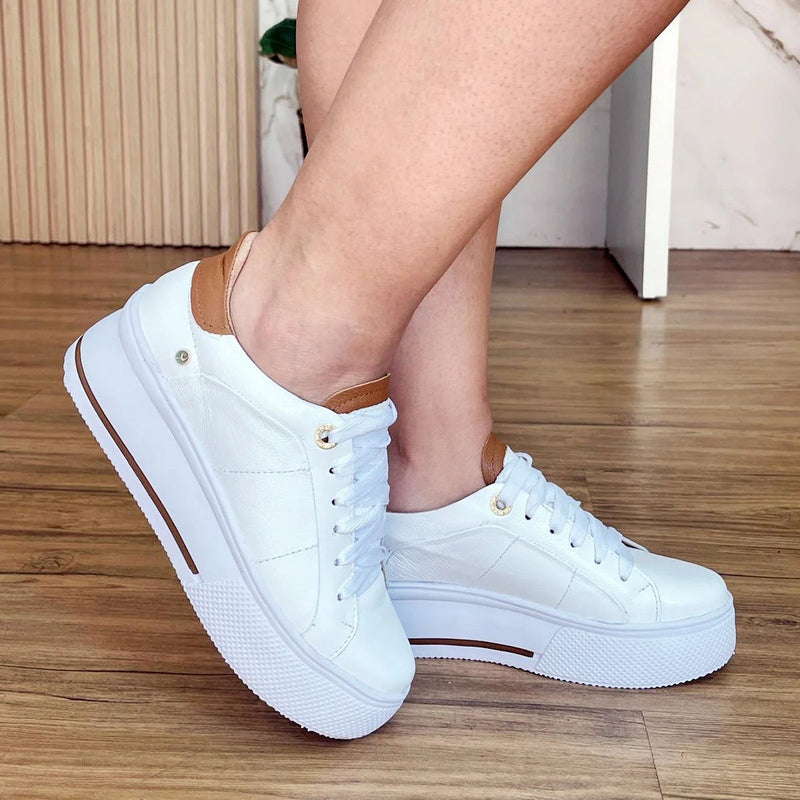 Tênis Easy Comfort Golden em Couro Legítimo