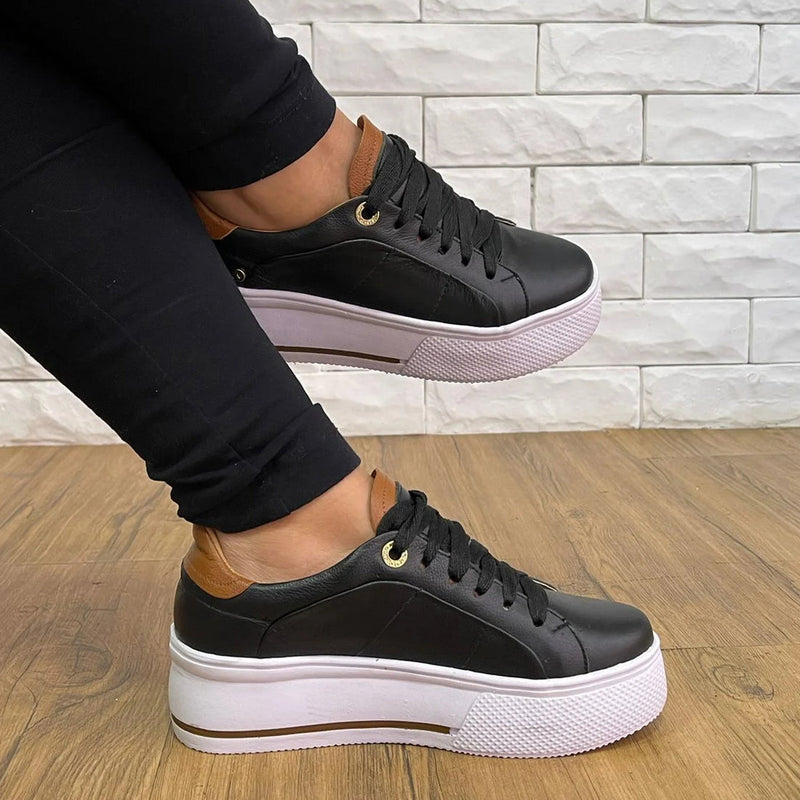 Tênis Easy Comfort Golden em Couro Legítimo