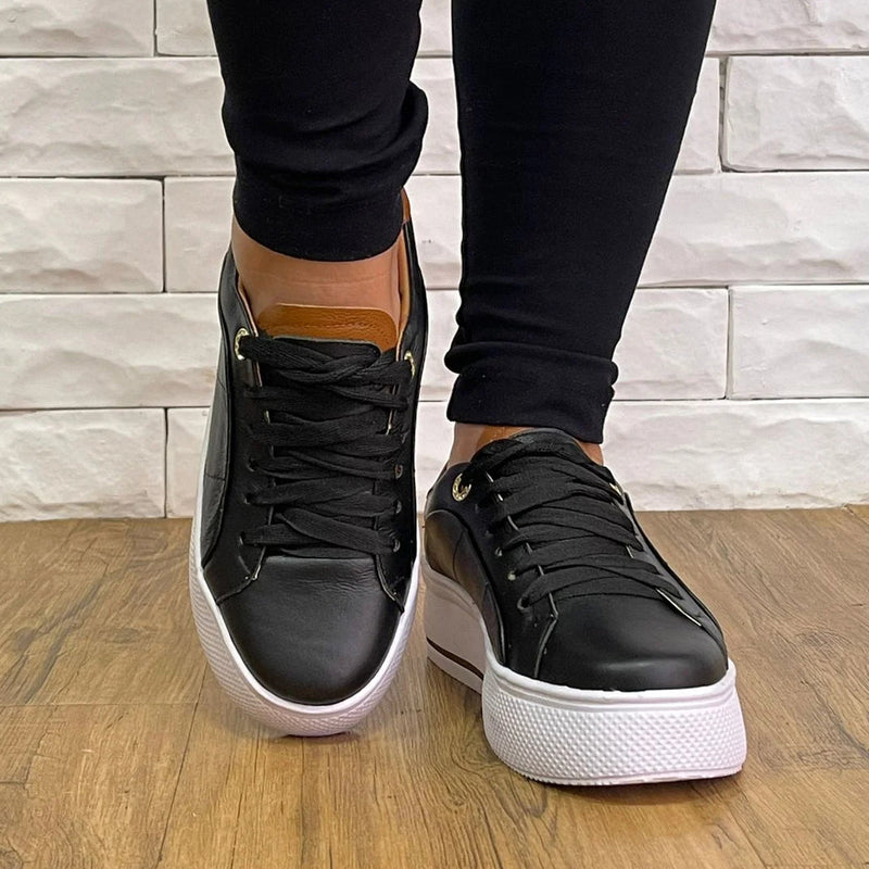 Tênis Easy Comfort Golden em Couro Legítimo